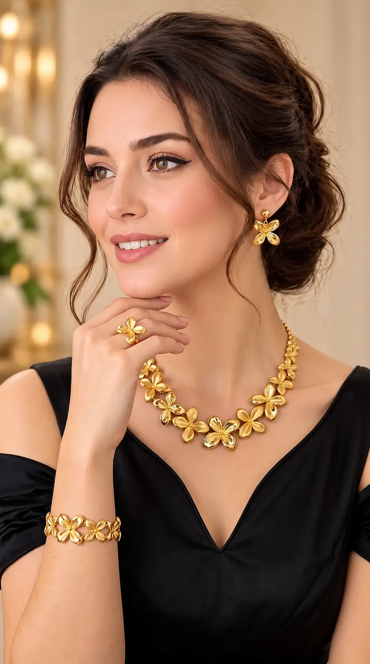 The Elegance of Nature, Crafted in Gold